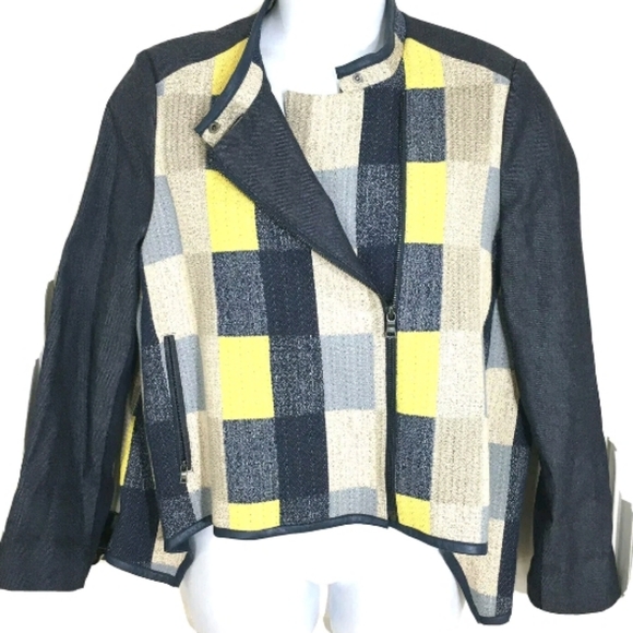 Bcbgmaxazria Jakob Asymmetrical Blazer Large - Picture 5 of 8